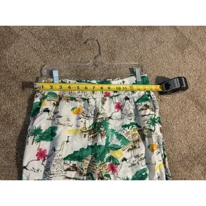 Coastal Linen Wide Leg Capri Pants Cynthia Rowley Amalfi Coast L Euro Summer thumbnail 5