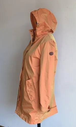Gimo’s Coated Yellow Parka Jacket Size M thumbnail 6