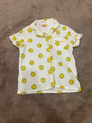 Sassy Shortcake Smiley Dreams Pajama Set Small Preppy Yellow thumbnail 5