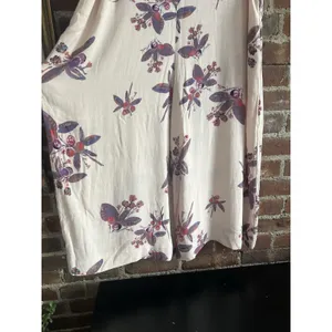 Free People Dream Big Pale Pink Floral Jumpsuit Wide Leg Size Small thumbnail 5