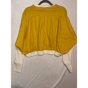 Daily Practice Anthropologie Coin Toss Floral Cropped‎ Thermal Sleeve sweatshirt thumbnail 10