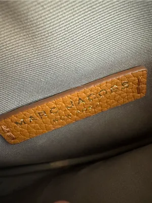 Marc Jacobs Leather Crossbody Bag Cognac thumbnail 10