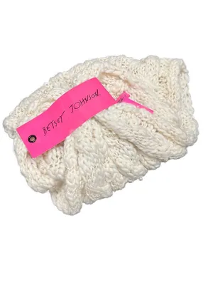 Betsey Johnson womens white cream beaded neck scarf One Size SKU 10-648 thumbnail 11