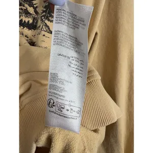 Urban Outfitters Crater Lake Overdyed Crew Neck Sweatshirt Small Yellow Oregon thumbnail 6