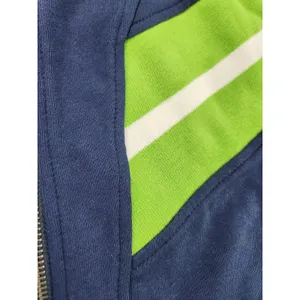 Women WEAR Erin Andrews Seattle Seahawks Yarn Dye Stripe Full-Zip Jacket Plus 3X thumbnail 6