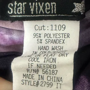 Star Vixen Purple and Black Abstract Maxi thumbnail 8