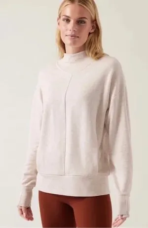 Athleta Apollo Crewneck Sweatshirt size Large thumbnail 1