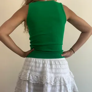 Citi Wear Green Rib Knit Tank Top thumbnail 4