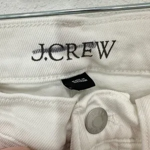 J. Crew Women's Size 26 Classic Straight White Denim Jeans Classic Coastal thumbnail 5
