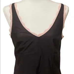 Express Sleeveless BabyDoll Top with lace size Large thumbnail 4