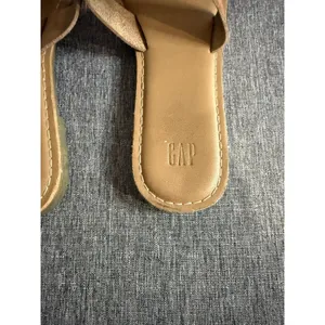 GAP Double Strap Slides Color Cognac Women's Sz 7 thumbnail 3