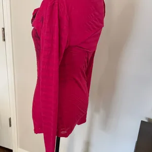 Miss Me magenta with rhinestones long sleeve top size-L thumbnail 6