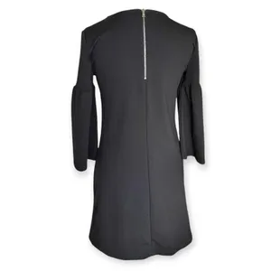 Gap Dress Black XS Shift Winter Fall Wedding Bell 3/4 Sleeve Fall Winter Office thumbnail 3