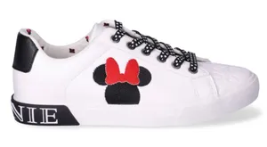 Minnie Mouse Womens 10 Shoes Sneakers Black White Red Disney Mickey NWT NEW thumbnail 1