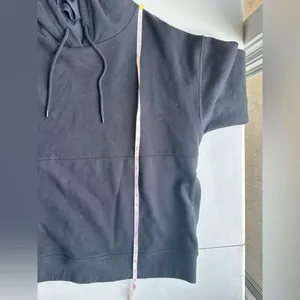 Fabletics women black large long sleeve hoodie with neck liner thumbnail 6
