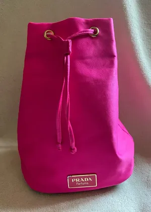Prada Hot Pink Drawstring Bucket Backpack thumbnail 1