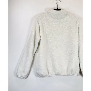 Patagonia Womens Jacket White Los Gatos High Pile Fleece 1/4 Zip Pullover Medium thumbnail 8