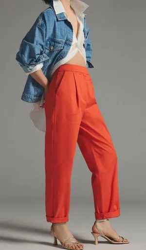 Anthropologie Exquise Rolled-Hem Chinos thumbnail 4