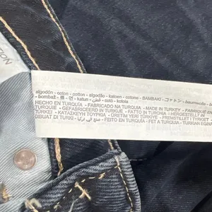 Zara Women's Blue Dark Wash High Waisted Ankle Flared Denim Jeans Size 2 thumbnail 6