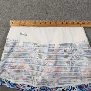 Bollé Women's Activewear Skort Size Small White Blue Red Abstract Tennis Golf thumbnail 4