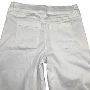 SPANX Tummy Control Wide Leg Pull On White Stretch Jeans Size XL thumbnail 6