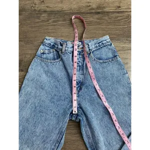EUC Womens‎ Dakota Blue vintage high rise acidwash bow ankles jeans western SZ 7 thumbnail 6