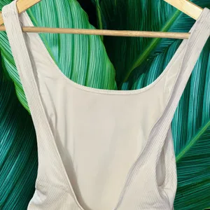 Aerie Shine Rib Birthday Scoop Cheekiest One Piece Swimsuit thumbnail 12
