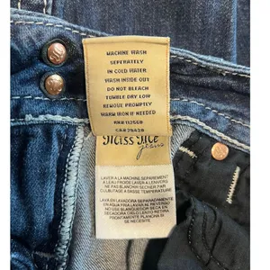 Miss Me Jean Rhinestone Embellished Cross Pocket Low Rise Bootcut 28x31 JP504689 thumbnail 16