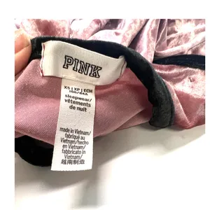 PINK Victoria's Secret XS Top Cami Tank Crushed Velvet Pink Y2K 2000's thumbnail 4