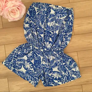 Swim cover romper Blue thumbnail 5