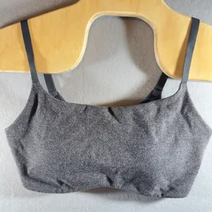 484 | NWT OFFLINE by Aerie Gray Textured Longline Sports Bra‎ Womens XL thumbnail 1