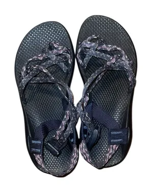 Chacos Blue and Purple Strappy Sandals Size 7 thumbnail 1