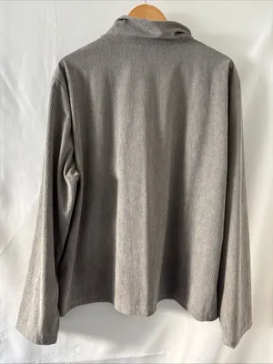 Unbranded Quarter-Zip Ribbed Pullover Sweater - Oversized / Unisex thumbnail 6