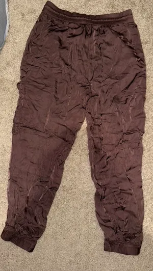Aerie silk joggers thumbnail 2