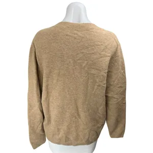 Aritzia Wilfred Brown V Neck Pocket Button Down Cardigan Sweater Top Size M thumbnail 2