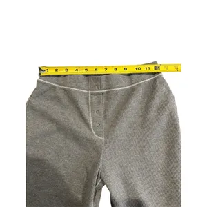 Intimately Free People Womens Thermal Pants Gray High Rise Slim flare Lounge XS thumbnail 4