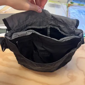 The North Face Quilted Crossbody Messenger Bag Black Nylon ABKZ T196 T596 Unisex thumbnail 5