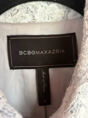 BCBGMAXAZRIA Jameson Floral Lace Cape Jacket Size Small thumbnail 7