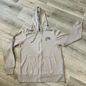 The North Face Women's Full Zip Hoodie Grey Medium Light Weight Outdoor thumbnail 1