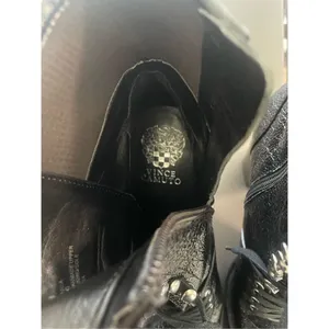 Vince Camuto Ermania Lace up Combat Bolck Platform Boots Black 8.5 thumbnail 11