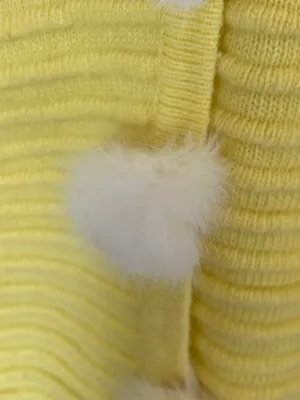 Warm Cardigan In Yellow Size XS thumbnail 4