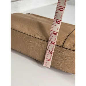 Coach Pebbled Leather Scout Hobo Shoulder Bag Tan Beige Gold Tone Hardware thumbnail 9