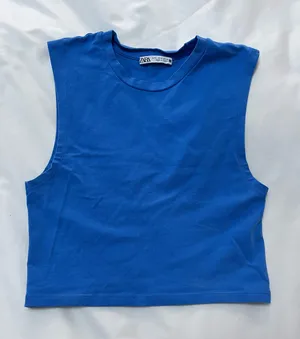 ZARA Blue Top thumbnail 1