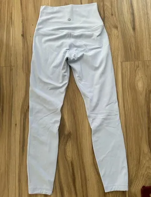 Lululemon Align High Rise Leggings 25” Size 4 Pastel Blue thumbnail 2