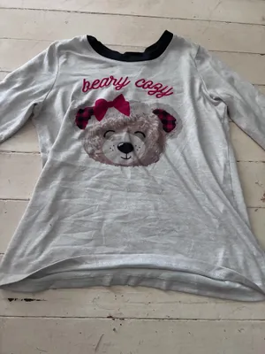 Dearfoams Beary Cozy Adult Pajama Set thumbnail 4