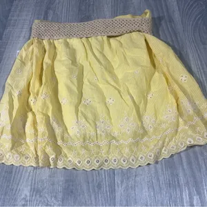 Maurice’s Yellow Embroidered Women's Skirt; XL; NEW thumbnail 10
