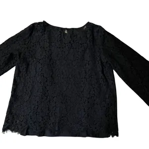 Rafaella Blouse Womens L Used Black Floral Lace Attached Cami thumbnail 5