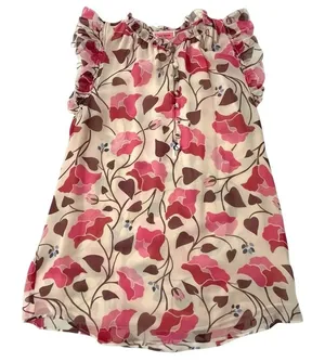 Kate Spade Nouveau Bloom Silk Shell Blouse Medium thumbnail 2
