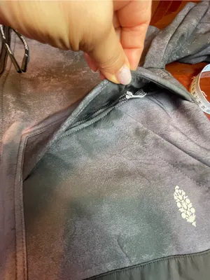 Free people Movement Canyon Crashin’ Textured Full Zip Active Jacket Sz Small thumbnail 16