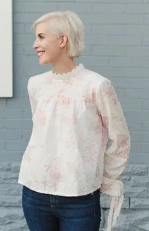 English Factory Eyelit Floral Top thumbnail 1